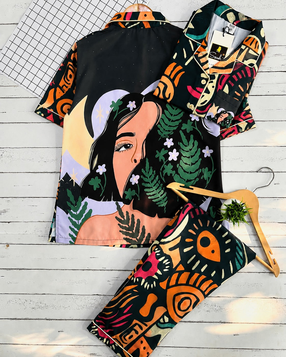 Abstract face  PJ Set (women)