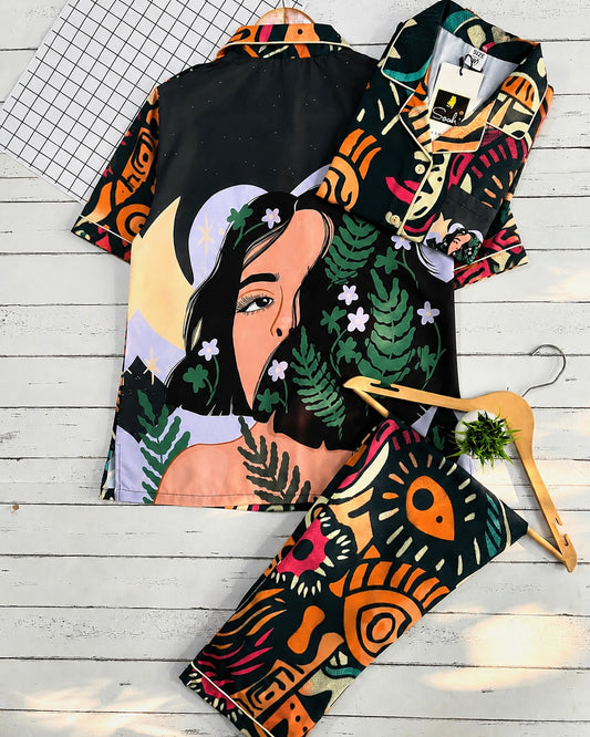 Abstract face  PJ Set (women)
