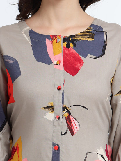Floral Abstract PJ Set (Women)