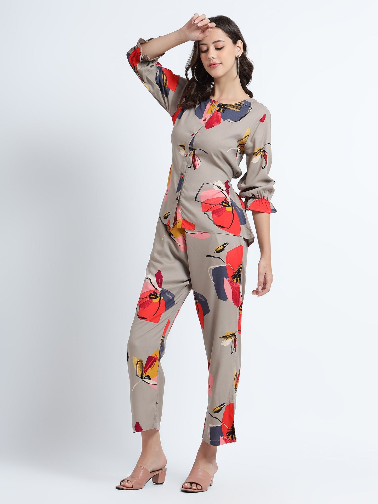 Floral Abstract PJ Set (Women)