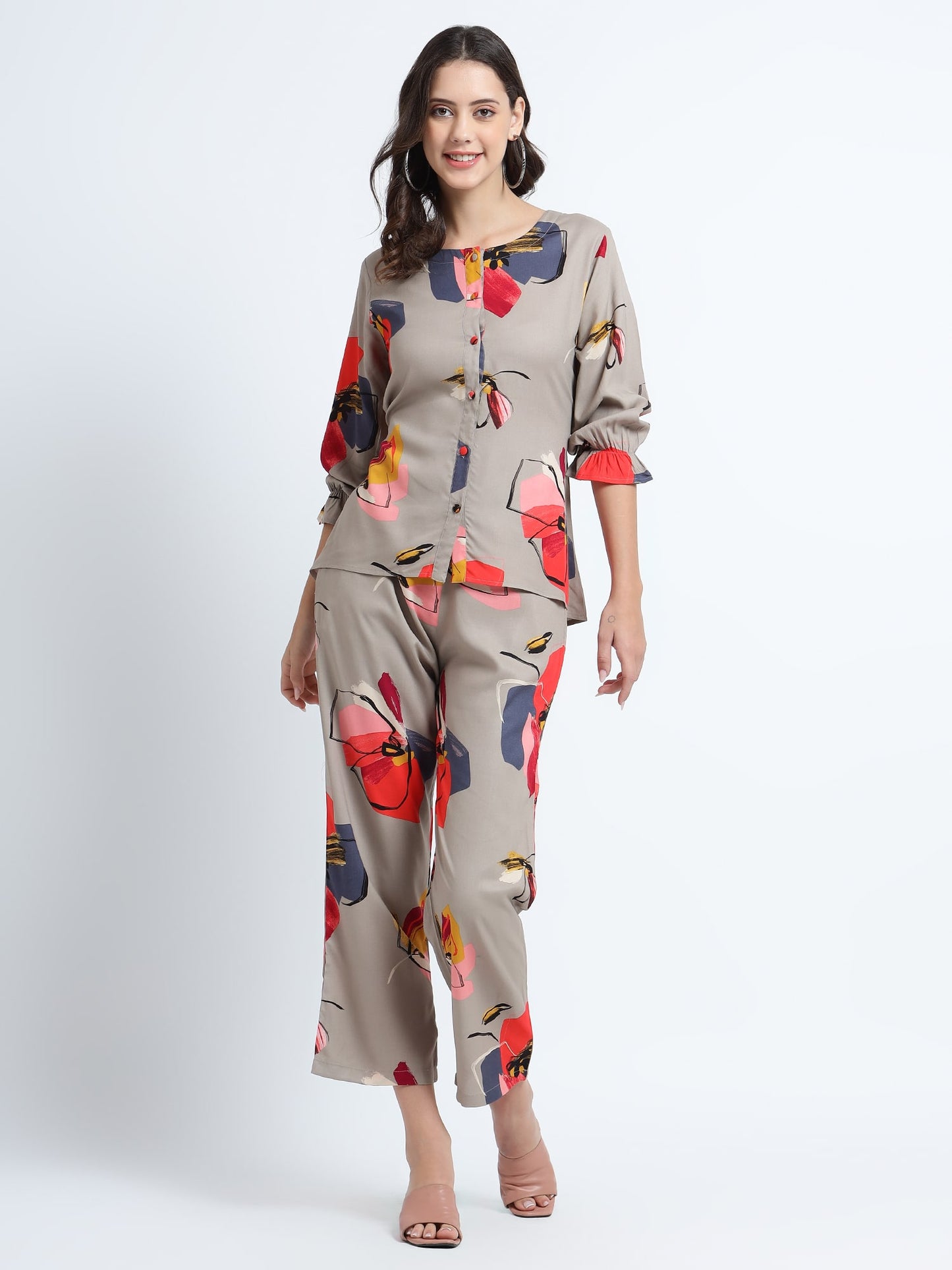 Floral Abstract PJ Set (Women)